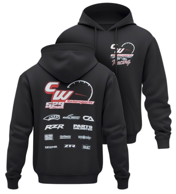 CW Racing (Sponsors) #529, Black Hoodie