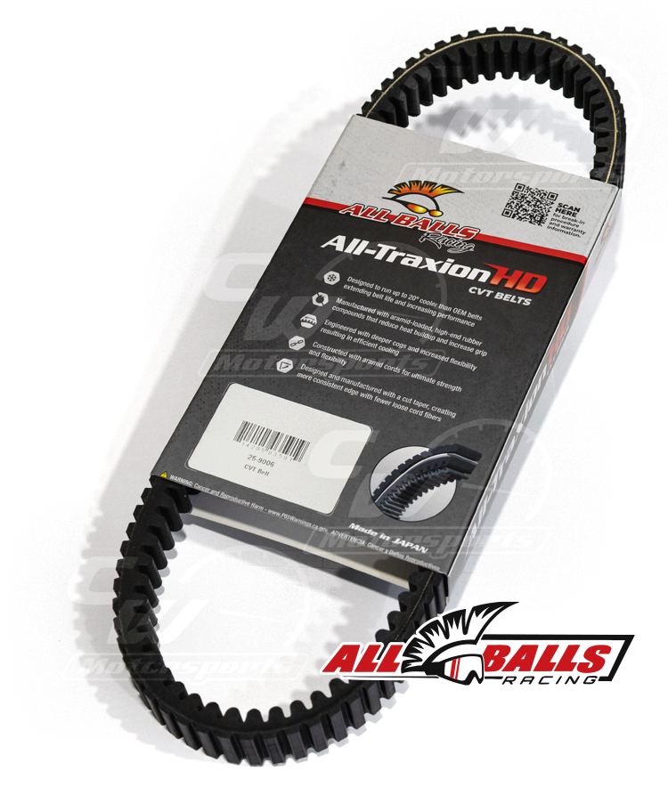 Polaris CVT Belt, ALL-BALLS #25-9006 - Image 2