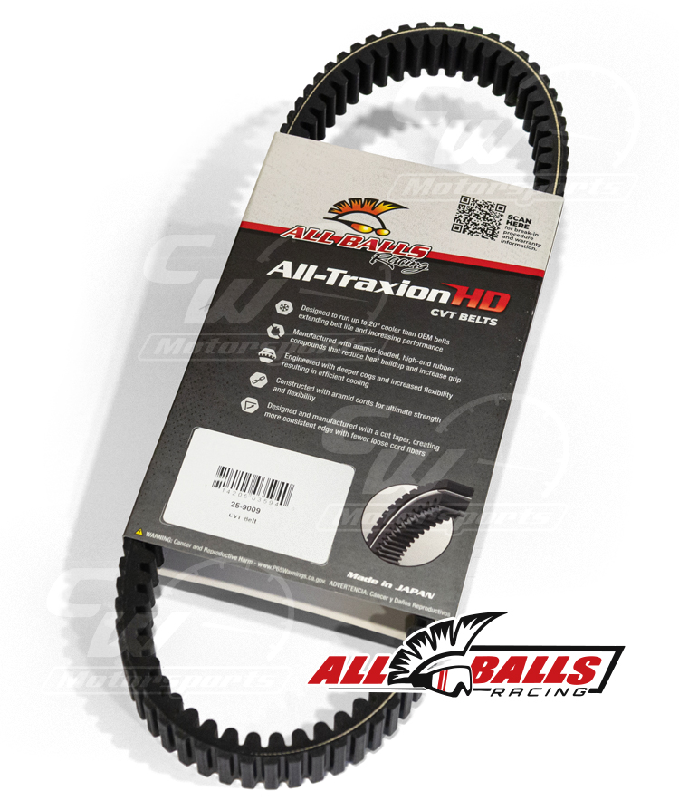 Polaris CVT Belt, ALL-BALLS #25-9009 - Image 2
